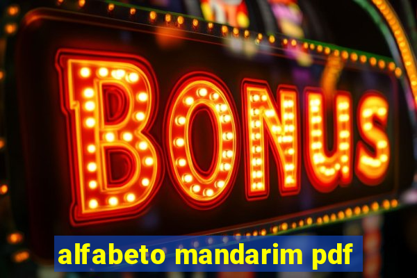 alfabeto mandarim pdf